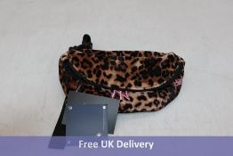 Five New Era NYC Velour Leopard Print Waist Bags