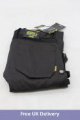 Blaklader Cordura EN 14404 Workwear, Knee Protection Trousers, Black/Dark Grey, UK 34R, C50
