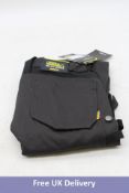 Blaklader Cordura EN 14404 Workwear, Knee Protection Trousers, Black/Dark Grey, UK 36S, D96