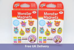 Twelve James Galt Monster Magnets Craft Kits