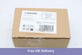 Two boxes of Sebson 4x LED Lamp, E14 Warm White 5W / 50W bulb, Spotlight COB 230V, Silver