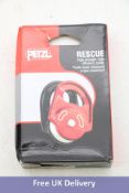 Petzl NFPA G High Strength Rescue Pulley, Red/Black