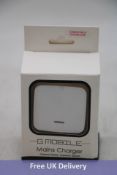 Ten G Mobile Mains Chargers Compatible with iPhone 6, White, UK Plug. Box damaged
