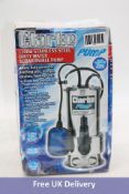 Clarke PVP11A 1½” 1100W 258Lpm 11m Head Submersible Stainless Steel Dirty Water Pump. Box damaged