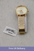 Michael Kors MK3852 Women's Portia Analogue Quartz Watch, Gold with No Box