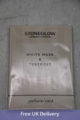 Stoneglow White Musk & Tuberose Perfume Card 12-Pack