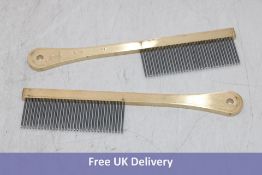 Ten Prats Metal Comb 71, Brass