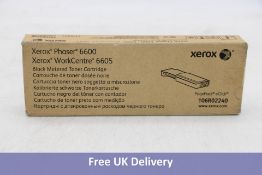 Xerox Phaser 6600 Metered Toner Cartridge, Black, 106R02240