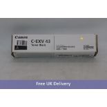 Canon C-EXV 43 Toner Cartridge, Black. Box damaged