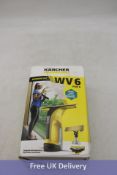 Karcher Window Vac WV6 Plus N. Box damaged, Power Cable Missing, Some Marks On Unit