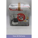Moulinex Companion 3L XL Multi Cooker, Black/Chrome/White. Box damaged, Non-UK Plug, Not tested. Use