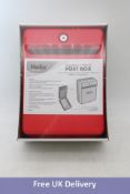 Six Helix Post/Suggestion Boxes, Red