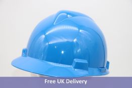 Twenty MSA V-Gard Unvented Safety Helmet, Blue