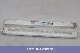 One-hundred Draak 407mm White Window Trickle Slot Vents, Internal and External