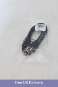 Approximately 100x High Speed 4K UHD HDMI Lead with Ethernet, Male to Male, Black, Size 1.5m