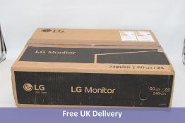 LG Monitor 24BK55, 60 cm/24''. Box damaged