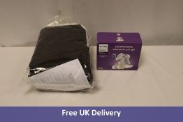 Two Baby Products to include Baby Jogger Multi Fit Footmuff, Black, Philips Manual Breast Pump