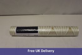 Graham and Brown Rene Shimmer Wallpaper, Gold, Length 10.05m, Width 52cm, 105926