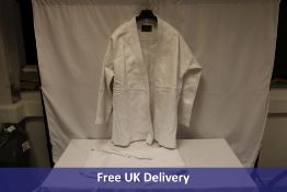 Mizuno Yusho IJF Judo Outfit, White, Size 4.5