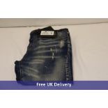 Dsquared2 Dean & Dan Distressed Jeans, Size 30