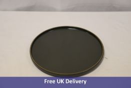 Our Place Hand Glazed Plate Set, Charcoal, 4 Plates