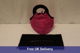 Tracey Neuls Loopy Hot Pink, Suede Reversible Wrist Held Handbag