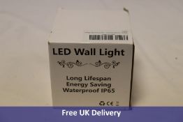 Seven K-Bright Metal Wall Lamp, IP65, Black, 7W