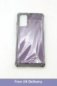 Four Ueebai Leather Wallet Case For Samsung A52, Purple, Size 6.1 Inch