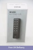 Nuki Keypad 2.0 Fingerprint & Code Access for Nuki Smart Lock