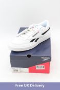 Reebok Club C Revenge MU Trainers, White/Black, UK 11.5