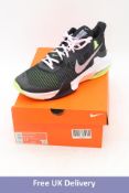 Nike Air Max Impact 3 Men's Trainers, Black/Pink/Green, UK 10.5