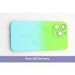 Four Ueebai Magnetic Case for iPhone 14, Bi-color Case Compatible with MagSafe Charger Silicone Cove