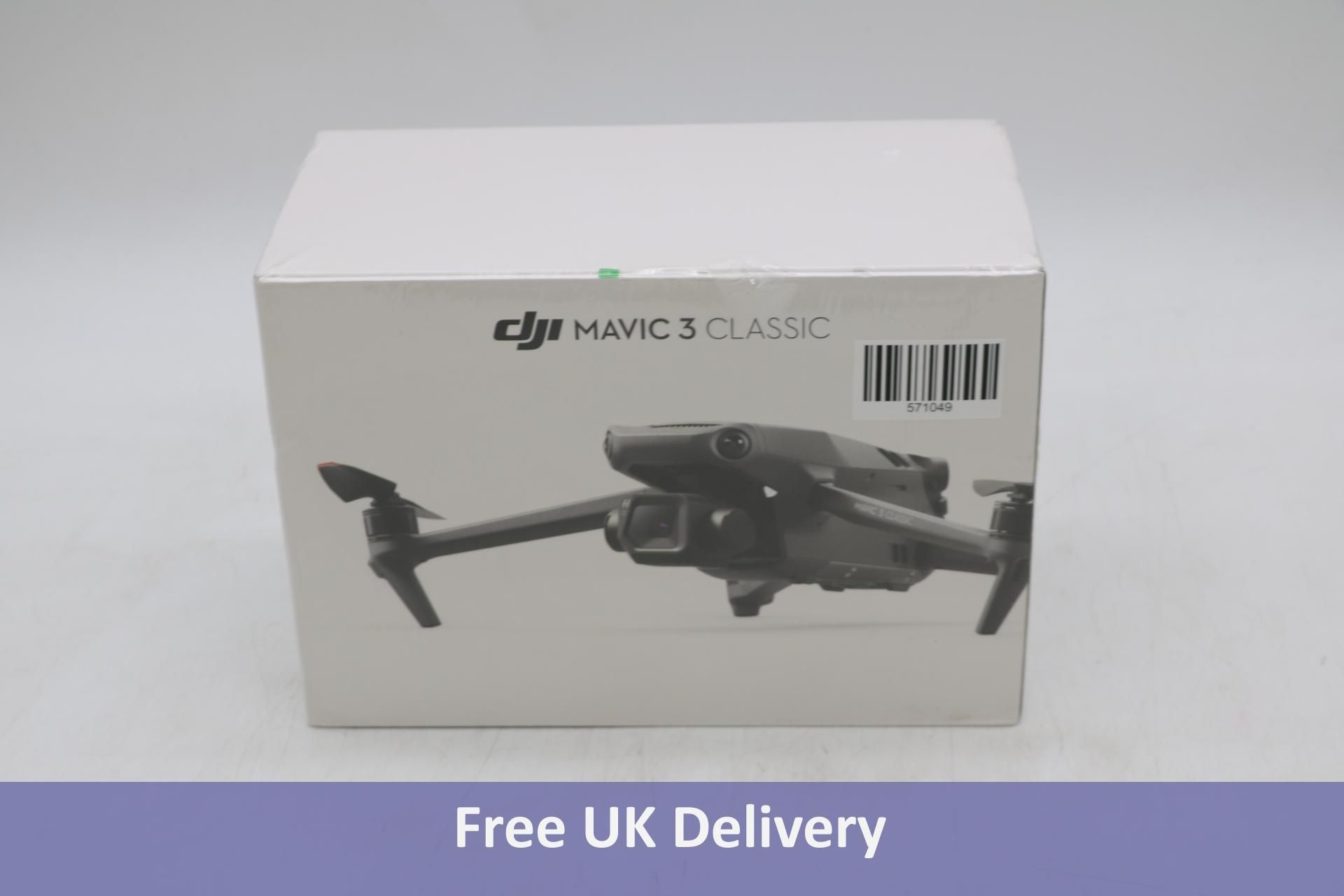 DJI Mavic 3 Classic Drone with DJI RC-N1 Remote Controller. New, Sealed