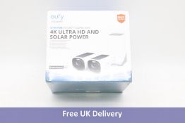 Eufy Security 4K Ultra HD and Solar Power Camera