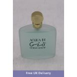 Acqua Di Gio Giorgio Armani Eau De Toilette 100ml, No Box