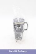 Two Yeti Rambler 35 Oz Straw Mug, Charcoal, 1L