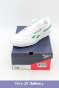 Reebok Club C Revenge MU Trainers, White/Green, UK 9.5