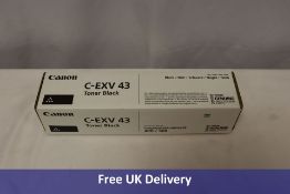 Nine Canon C-EXV43 Toner Cartridges, Black