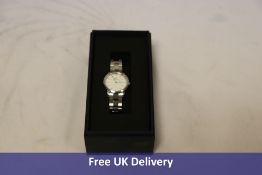Daniel Wellington Women's Iconic Link Watch, Silver, DW00100207. Box dirty, box damaged