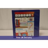 Four Panorama Presentation Binder, Blue