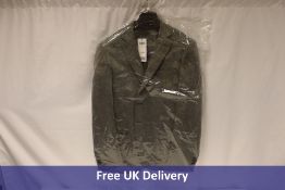 Steffen Klein Men's Sweat Sakko Centered Jacket, Grey, Large