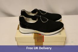 Hogl Signet Stretch Trainers, Black, UK 5. Box damaged