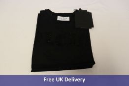 Philipp Plein Women's Round Neck Sexy Pure Fit Gothic T-Shirt, Black, Small