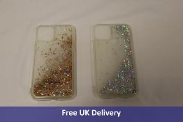Ten Wlooo iPhone 11 Pro Glitter Case, Silver