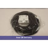 IFM Electronic E12644 Female Cordset Power Cable, 20m, ADOGX050MSS0020H05