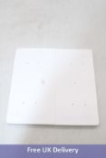 Two PNP Re-Breakable Plastic Breaker Board 50 for Martial Arts, White, Some Marks On Boards, No Box