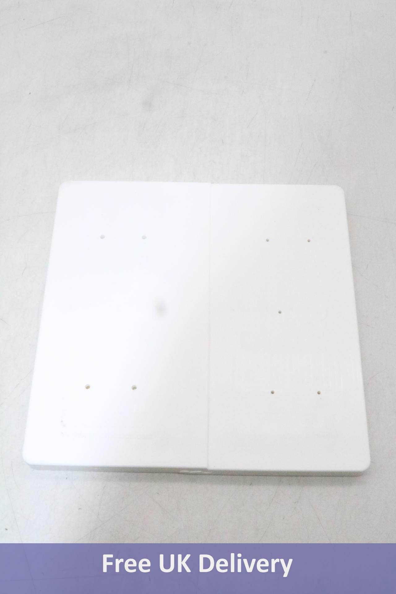 Two PNP Re-Breakable Plastic Breaker Board 50 for Martial Arts, White, Some Marks On Boards, No Box