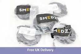 Ten Smedz DC Power Plug to Socket CCTV Extension Lead Cable, 10m, 5.5 x 2.1mm, Black