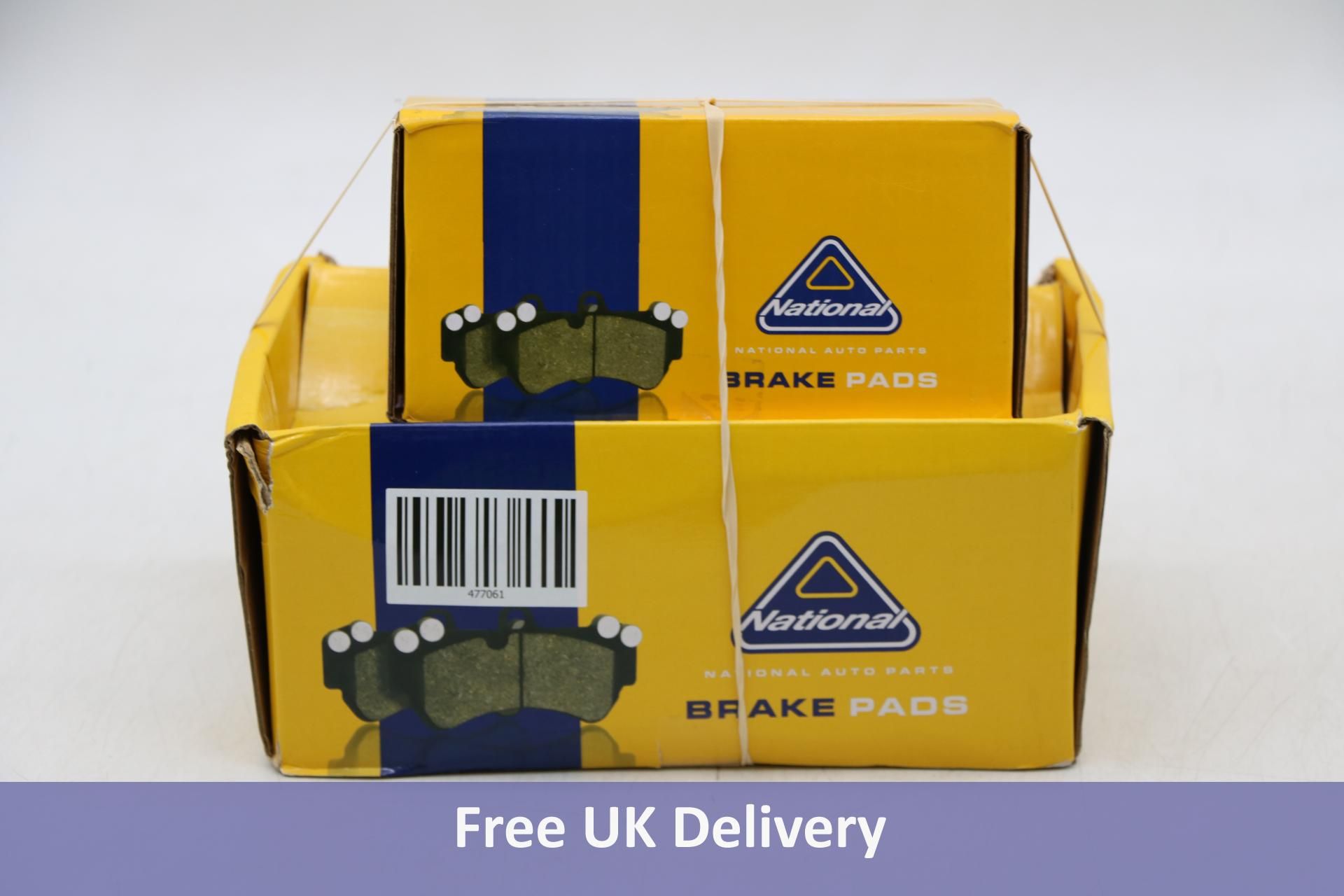 Two Sets of Four National Brake Pads, NP2020, NP2837