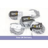 Ten Smedz DC Power Plug to Socket CCTV Extension Lead Cable, 10m, 5.5 x 2.1mm, Black